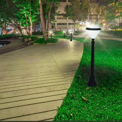 LED태양광 꼬깔1등 잔디등(5W)
