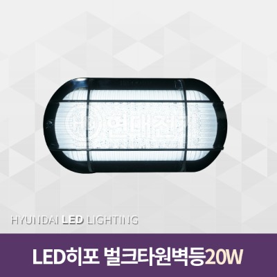 LED벽등 히포벌크타원벽등(20W)